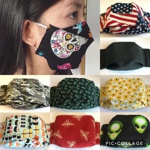 More Patterns 3DFit Cotton Face Mask